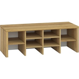 Szafka GLOSS 07 Dąb Riviera/Biały Połysk