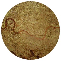 Dywan CITIES London Green Meadows Round 9320 240x240 cm