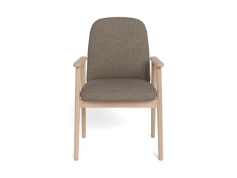 Krzesło CALVIN Brązowy/Dąb Bielony