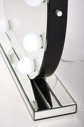 Lustro Stołowe TORANO z Oświetleniem LED Srebrny