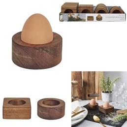 Podstawka na Jajko Akacja Okrągła