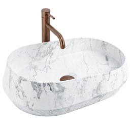 Umywalka Nablatowa ZOE Dune Szary