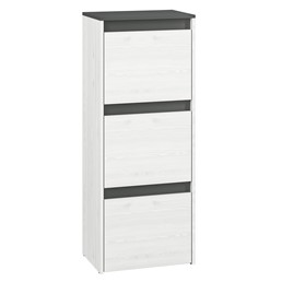 Szafka na Buty HYGA 05 Sosna Śnieżna/Antracyt