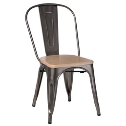 Krzesło PARIS WOOD Sosna/Naturalny