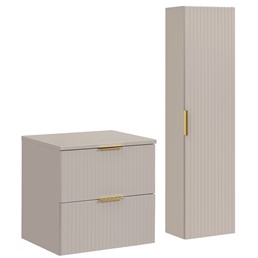 Zestaw Mebli Łazienkowych ADC B HIGH CABINET 60cm Kaszmirowy