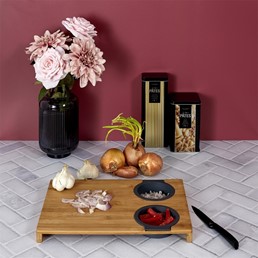 Deska do Krojenia z Miską i Sitkiem