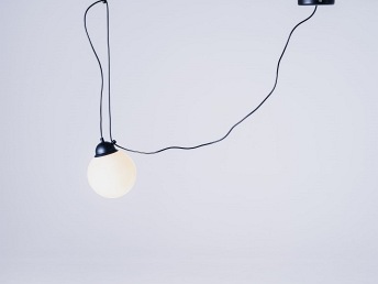 Lampa Wisząca Glass M 1 20 Czarny