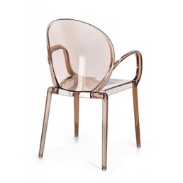 Krzesło Ogrodowe CAMILLA Brązowy