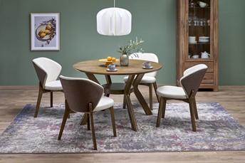 Stół Okrągły RUPERT FI120 Orzechowy