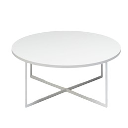 Stół Kawowy NIKO fi80 Biały