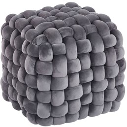 Puf Velvet P7-FX Szary