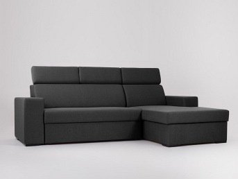 Narożnik Rozkładany Atlantica P 250x160 Karbon/Orzech