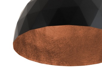 Lampa wisząca LEONARD M – miedziano-czarny