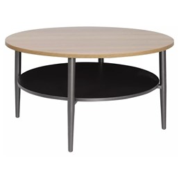 Ława ELLA A fi80 Dąb/Czarny