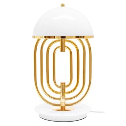 Lampa Stołowa BOTTEGA Złoty/Biały