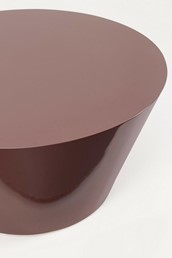 Stolik Kawowy OTILIA SHAPED Fi60cm Czerwony