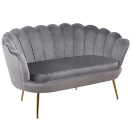 Sofa SF1-FX Szary/Złoty