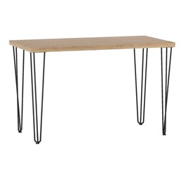 Stół ST(B)-FX 67x128 III Dąb Złoty Craft/Czarny