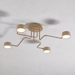 Lampa Sufitowa KURAGE 4 Beżowy