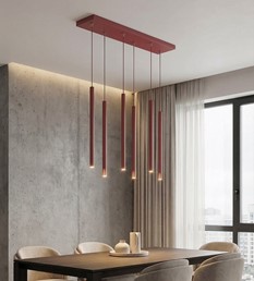 Lampa Wisząca SELTER 6 Burgundowy