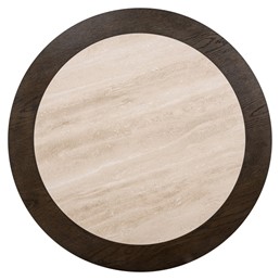 Stolik Kawowy NANDO Fi100cm Brązowy