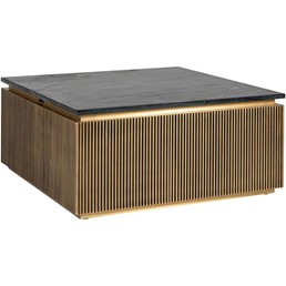 Stolik Kawowy IRONVILLE Złoty/Czarny