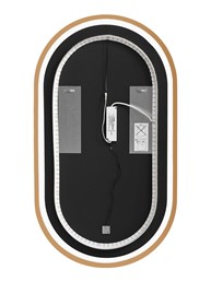 Lustro LED APOLLO 90x50cm Złoty