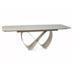 Stół Rozkładany INFINITY Ceramic (240-160)x95cm Beż Mat/Kaszmir