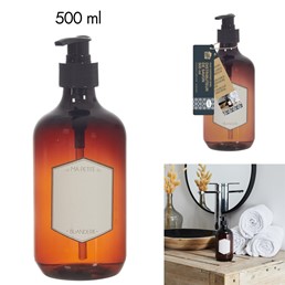 Pojemnik/Dozownik Na Mydło 500ml Bursztynowy