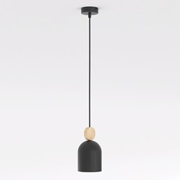 Lampa Wisząca MESI 1 Czarny