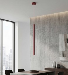 Lampa Wisząca SELTER 1 Burgundowy