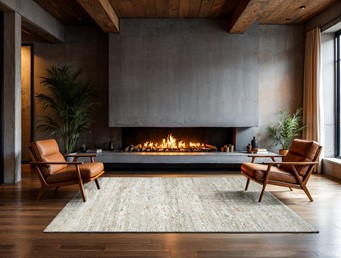 Dywan USHAK YENIKAPI LIGHT 9837 240x340 cm Szary