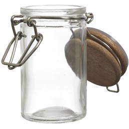 Słoik Szklany z Akacjową Pokrywką 70ml