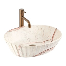 Umywalka Nablatowa SAMANTA Beżowy