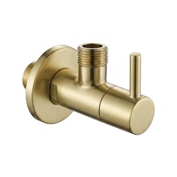 Zawór Kątowy 01 1/2" x 3/8" Złoty Szczotkowany