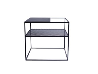 Stół Kawowy Matrix Metal 50x50 Czarny