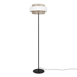 Lampa Podłogowa CEZAR K-5275 Biały/Beżowy