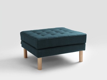 Puf Topic Wood 45x75x65 Głębia Oceanu/Naturalny