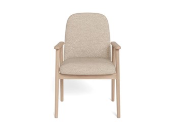 Krzesło CALVIN Beżowy/Dąb Bielony