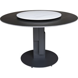 Stół MODIG M21 fi120 Czarny/Biały