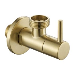 Zawór Kątowy 01 1/2" x 3/4" Złoty Szczotkowany
