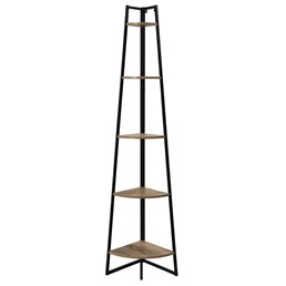 Regał Narożny CORNER II Czarny