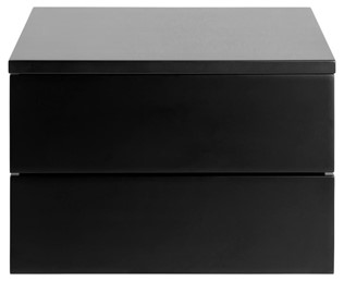 Szafka Nocna AVIGNON Wisząca Duża Czarny