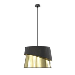 Lampa Wisząca CANVA 1 Czarny/Złoty