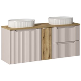 Zestaw Meblowy BEYOND 140cm Dąb Coast Evoke/Kaszmirowy Mat