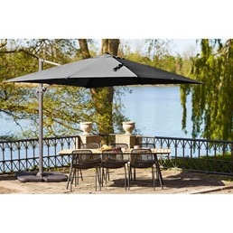 Parasol Ogrodowy BAZA 295cm Czarny