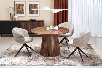 Stół Rozkładany FARGO (120-210)x120 Orzechowy