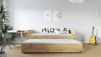 Łóżko VERSO F (moduł) 90x200 Dąb Artisan