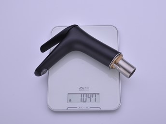 Bateria Umywalkowa Niska NIAGARA Czarny Mat