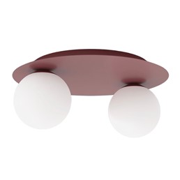 Lampa Sufitowa SOLAR 2 Burgundowy/Biały